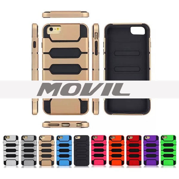 NP-2169 Combinación tpu   pc funda para Apple iPhone 6 -17